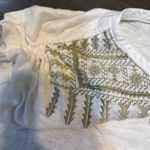 Wrap London Womens Size 4 Embroidered Tunic Top Boho Festival‎ Tie Sleeve White Photo 4