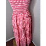Tuckernuck Pomander Place Electric Pink Gingham Nellie Dress Small Photo 7