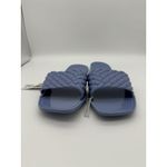 Old Navy NEW  Jelly Sandals Womens 8 Blue Slides Coastal Travel Vacation Wedding Photo 2