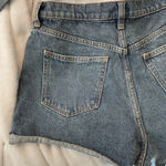 PINK - Victoria's Secret Victoria's Secret Pink High Waisted Jean Shorts Blue Size 30 Photo 6