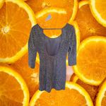 Trixxi Black 3/4 Sleeve Glitter Dress Size‎ S Photo 6