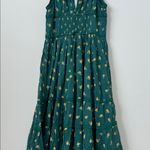 Free People Daydreamer Midi Dress in Emerald Combo Photo 9