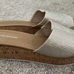 Lane Bryant Women's Shimmering Silver Sandals Photo 0