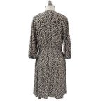 Banana Republic 100% Rayon Animal Print Dress with Pockets Sz L Photo 2