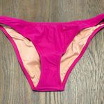 J.Crew Bright Pink 1989 Heritage Bikini Bottom Cheeky Medium Vacation High Leg Photo 2