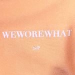 We Wore What  Solid Lace Up Biker in Peach Cobbler Photo 13