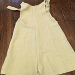 None Sage Green Sleeveless Romper size small with pockets Photo 5
