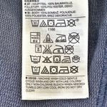 Gap ‎ Womens Quilted Moto Knit Jacket M Navy Faded Zip Cuffs Collarless Bikercore Photo 9