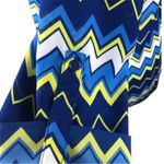 Wishful park Multicolor V-Neck Blouse Size S Photo 4