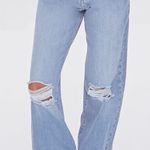 Forever 21 Distressed Wide-leg Jeans Photo 0