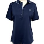Peter Millar  Womens Masters PGA Augusta UPF 50 Short Sleeve Polo Blue Medium Photo 0
