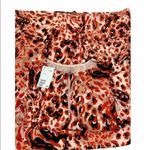 H&M  Sleeveless Dress Keyhole Batik‎ Printed Back Pink Orange Size 2 Photo 7