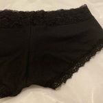 PINK - Victoria's Secret Victoria’s Secret Pink Black Low Rise Lace Trim Boyshort Size M New Without Tag Photo 5