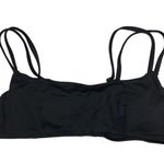 ANDIE The Rockaway Swim Top Women Sz M Black Pull On Feminine Retro Grunge NWT Photo 1