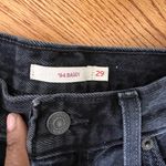 Levi's 94 Baggy Women's Straight Leg Black Jeans Photo 5
