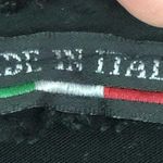 ITALIAN Black Silk Blouse Top SHIRT S Photo 3