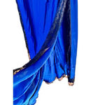 Intimately Free People night gown full length w/lace L satin feel sexy feminine Blue Size L Photo 2