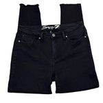 Seven7 Seven Women’s 12 Black Mid‎ Rise Skinny Raw Hem Limited Edition 7 Jeans Photo 1