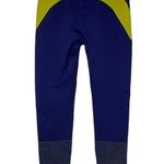 Fabletics x Demi Lovato Leggings Women Small Seamless Printed Purple Chartreuse Photo 1