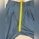 Halara High Waisted Pocket Wide Leg Waffle Work Pants Size S Blue Photo 7