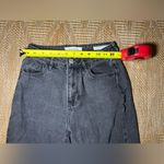 PacSun Women's Green & White Paisley Embroidered Dark Grey Mom Jeans,Size 24 Photo 5