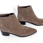 Marc Fisher  Dark Grey‎ Cocoa Suede Ankle Boots Western Pointy Toe Womens … Photo 3