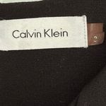 Calvin Klein B8  Black Sleeveless Sheath Dress Business Professional Vented 12 Photo 1