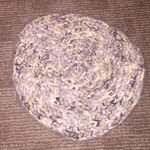 Gray & Red Cozy Fuzzy Warm Handmade Knit Hat NWOT Photo 3