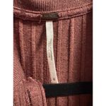 Free People  Heart Strings Vneck Collared Womens Knit Short Sleeve Size Medium Photo 1