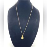 J.Crew  Long Necklace with Pineapple Pendant 30 inches Length Photo 1