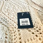 Lucky Brand Cream Open-Knit Sweater Photo 5