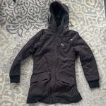 Puma  Womens Corduroy Charcoal Jacket Hoodie Photo 0