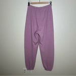Aviator Nation Rainbow Heart Stitch Sweatpants Mauve large Photo 9