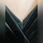 Eliza J Surplice V-Neck Long Sleeve Velvet Ruched Sheath Dress (size 6) Photo 6