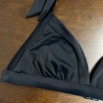 Boden Black Bikini Top Halter Tie Strap Back Clasp Built In Lining US 4 Photo 3