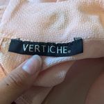 VerticheTop Women Large Mauve Pink Shirt Short Sleeve Keyhole Career Lightweight Photo 4