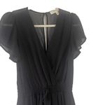 Rowa Women's Size Small Black Chiffon Little Black Dress Photo 1