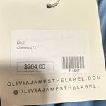 Olivia James The Label Tinsley Faux Leather Dress in Topaz Leather Photo 7
