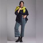 Maeve Anthropologie The Margot Knit Jacquard Pull On Kick Flare Ankle Pants, XS Photo 8