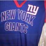 NFL NY Giants High Low Blue Sports Team Tee Photo 2