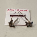 Betsey Johnson NWT  Butterfly Earrings Photo 3