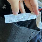 ZARA  Women‎ Size M Mid Rise Legging Collection Plaid Stretch Skinny Gray button Photo 10