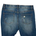 Altar'd State 2/$30 Medium Wash Distressed High Waisted Stretch Straight Leg J… Photo 4