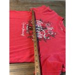 Coca Cola Red Graphic T Shirt Women's Size Large Short Sleeve Cotton Floral Photo 5