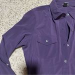 Eddie Bauer  Purple Long Sleeve Button Up Hiking Outdoor Shirt Photo 4