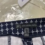 Adrianna Papell  Pull On Dressy Ankle Pants Black and White Slim Leg Size 12 Photo 5