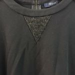 Madewell Black Long Sleeve Dress with tweed Accents size small Photo 8