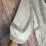 Black Rainn  Boho Women’s Large Tan Beige Open Trim Elastic Waist Photo 6