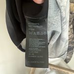 All Saints Plated Paradise Satin Sheath Mini Black Dress Peacock Feather Photo 2