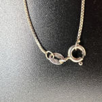 Sterling Silver 925 Crucifix Cross Pendant Chain Necklace Italy Dainty Photo 6